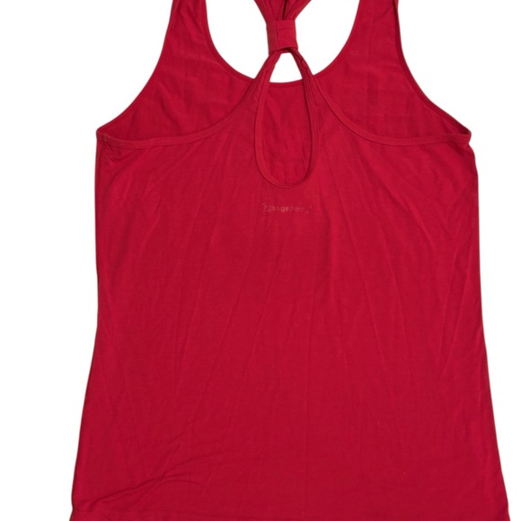 Orangetheory Red and Gold Sleeveless Backless Tank Top “keep burning” size Large - Picture 2 of 2